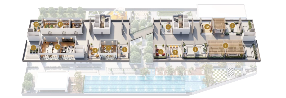 Lumina Residence Level 10 facilities plan
