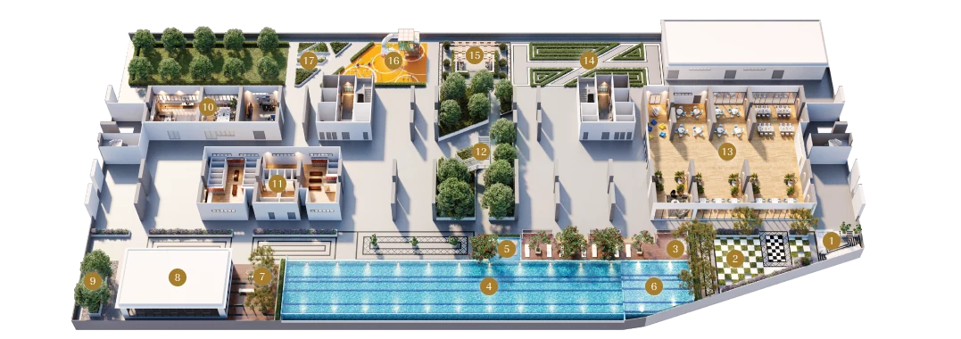 Lumina Residence Level 9 facilities plan