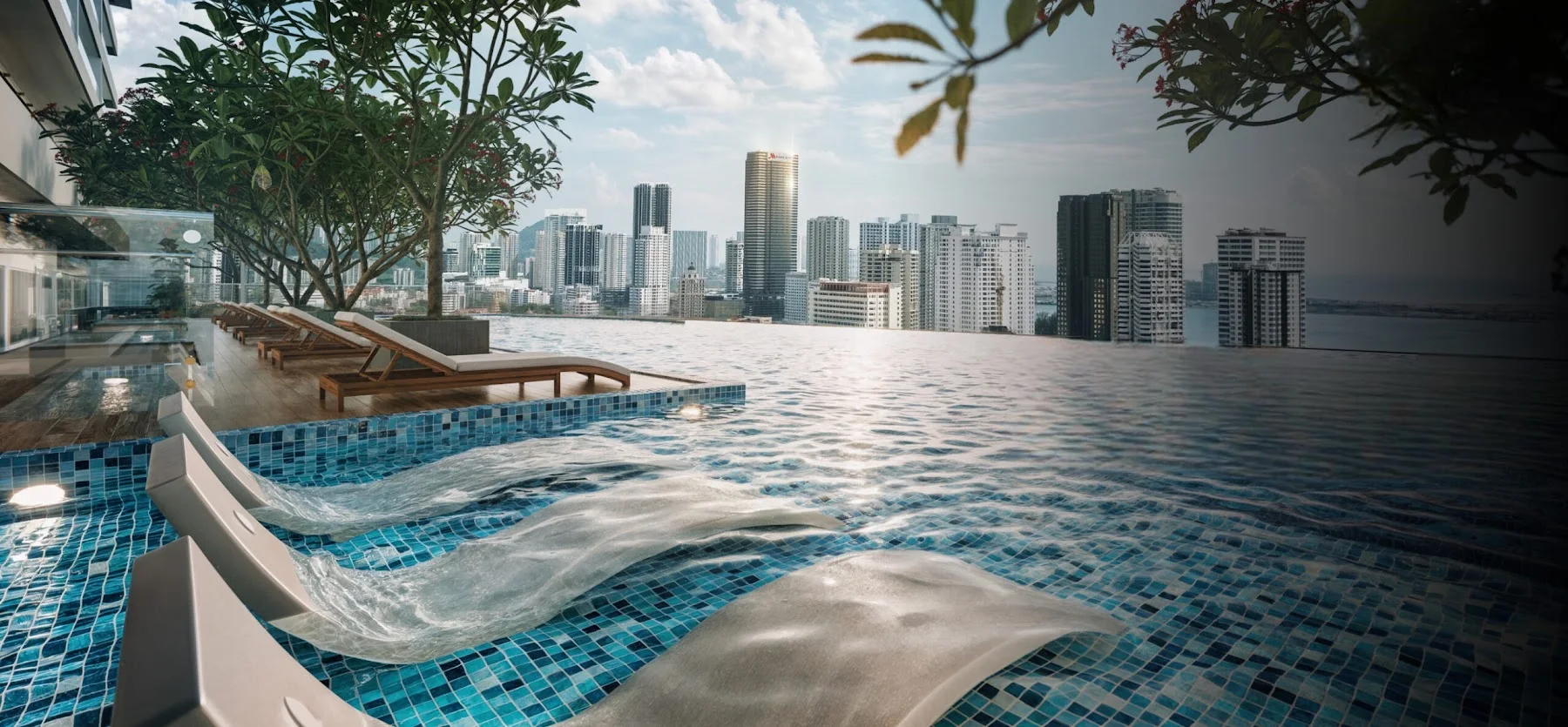 Lumina Residence pool facing George Town